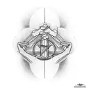 jiujitsu variation of creation of adam tattoo design idea