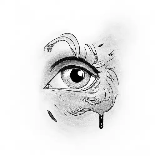 Mom 2 sons father, watch, eye tattoo design idea