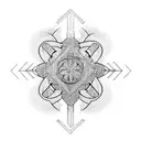 Brothers tattoo design idea