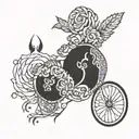 fati love tattoo design idea