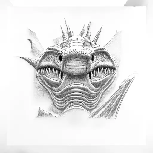 jurassic park 1993 film; jaws film; the iron giant film; all these films paid tribute to tattoo design idea