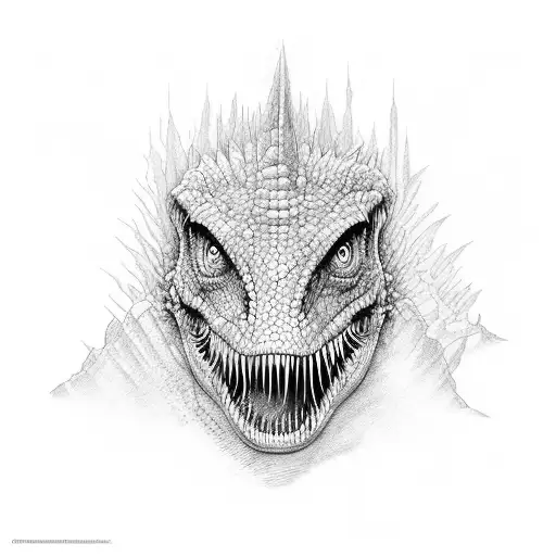 jurassic park 1993 film tattoo design idea