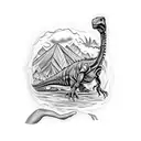 jurassic park 1993 film tattoo design idea