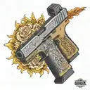 Glock 19 tattoo design idea