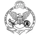 us airforce, marine corps, navy  tattoo design idea