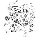 scuba mask bubbles regulator tattoo design idea