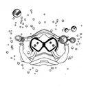 scuba mask bubbles regulator tattoo design idea
