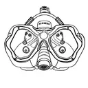 scuba mask bubbles regulator tattoo design idea