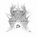 red pill , surpassing struggles , schizophrenia tattoo design idea