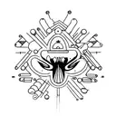 red pill , surpassing struggles , schizophrenia tattoo design idea