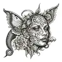 devotion tattoo design idea