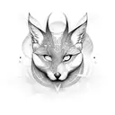 étoile, lune, soleil, Dare  tattoo design idea