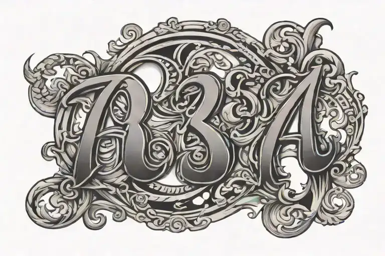 785 area code with background inside the numbers  tattoo design idea