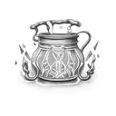 cauldron tattoo design idea