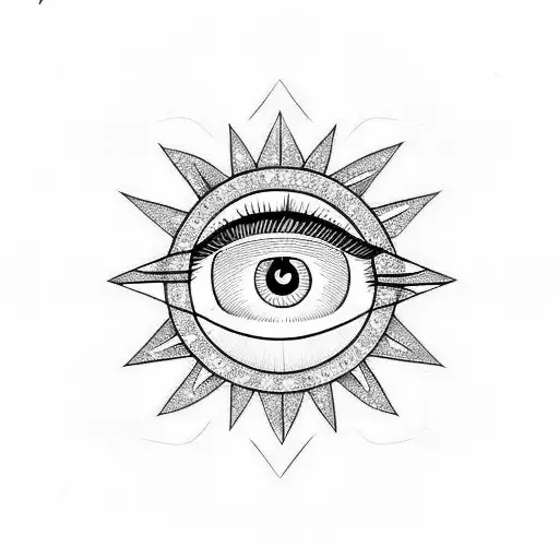 All Seeing Eye in reno tattoo design idea