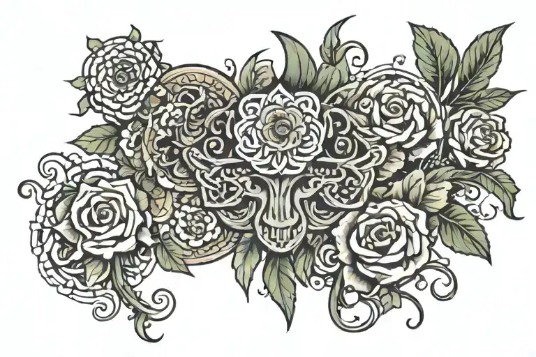 BATHROOMS tattoo design idea