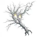 while i was musing the fire burned  tattoo design idea