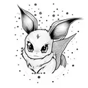 eevee seven evolution tattoo design idea