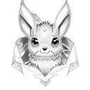 eevee seven evolution tattoo design idea