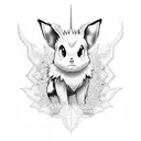 eevee seven evolution tattoo design idea