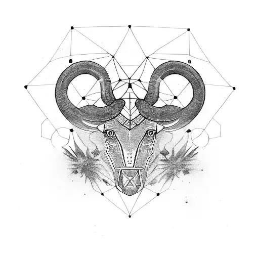 Taurus constellation  tattoo design idea