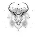 Taurus constellation  tattoo design idea