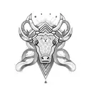 Taurus constellation  tattoo design idea