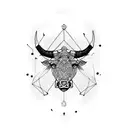 Taurus constellation  tattoo design idea