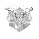 Taurus constellation  tattoo design idea