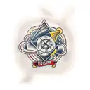 nuclear bomb tattoo design idea