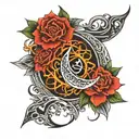 Islam is the solution  tattoo design idea