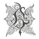 Incorporate arabic calligraphy into a bozkurt design tattoo design idea