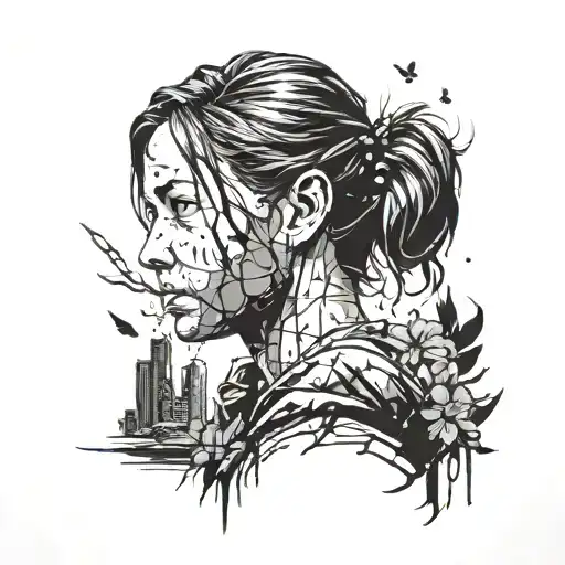 The last of us tattoo design idea