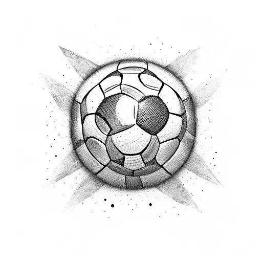 soccer  tattoo design idea