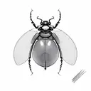 Ladybug tattoo design idea