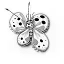 Ladybug tattoo design idea