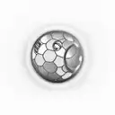 8 ball , fire , interstate , money tattoo design idea