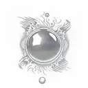 8 ball , fire , interstate , money tattoo design idea