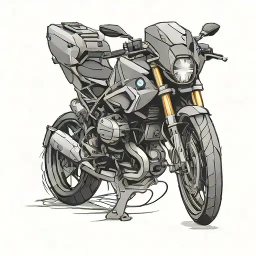 bmw logo intertwined tattoo design idea