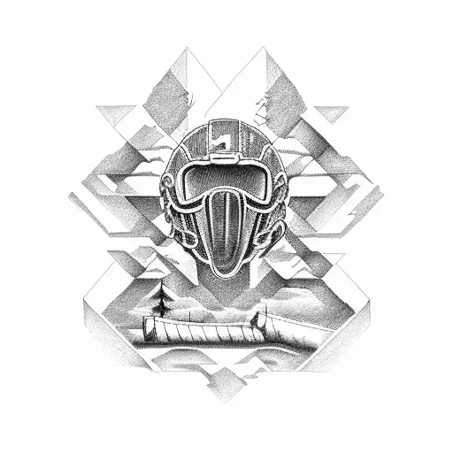 Michigan wolverines tattoo design idea