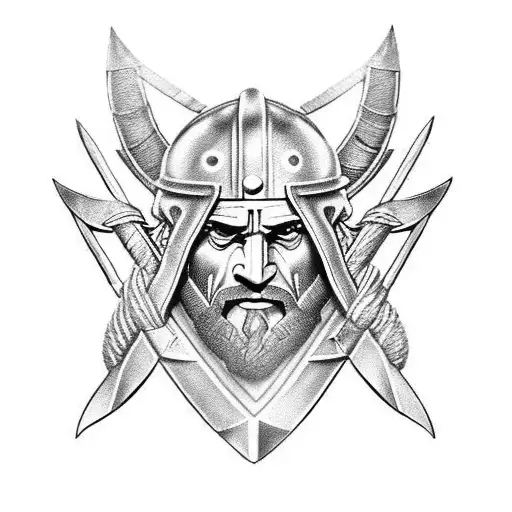 spartan Leonidas in the Navy SEAL modern style including Wolfpack tattoo design idea
