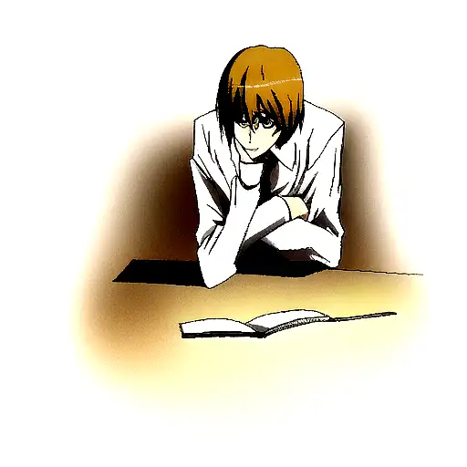 light yagami tattoo design idea