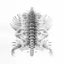 Tokyo ghoul centipede spine tattoo tattoo design idea