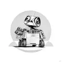 Wall-E being hunted by Eva tattoo design idea