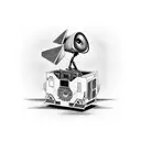 Wall-E being hunted by Eva tattoo design idea