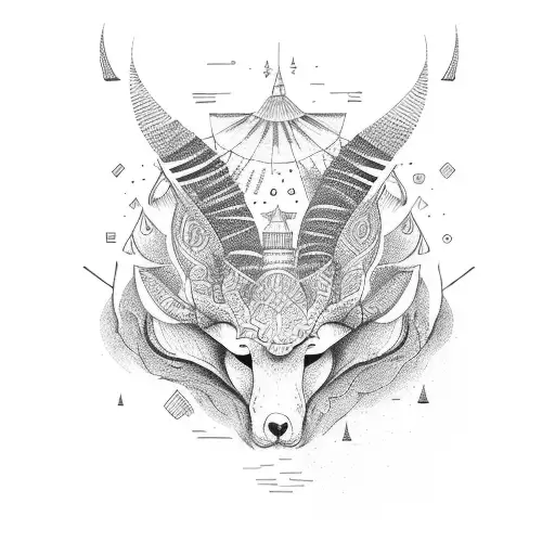 traveling backpacker tattoo design idea