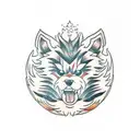 arcanine tattoo design idea
