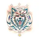 arcanine tattoo design idea