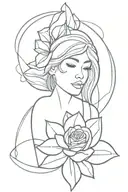 Aria tattoo design idea