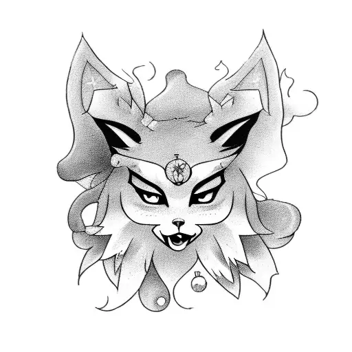 A tattoo inspired by anime and fairy tales tattoo design idea